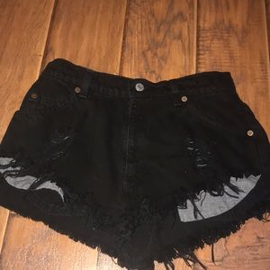 Levi’s cut off shorts